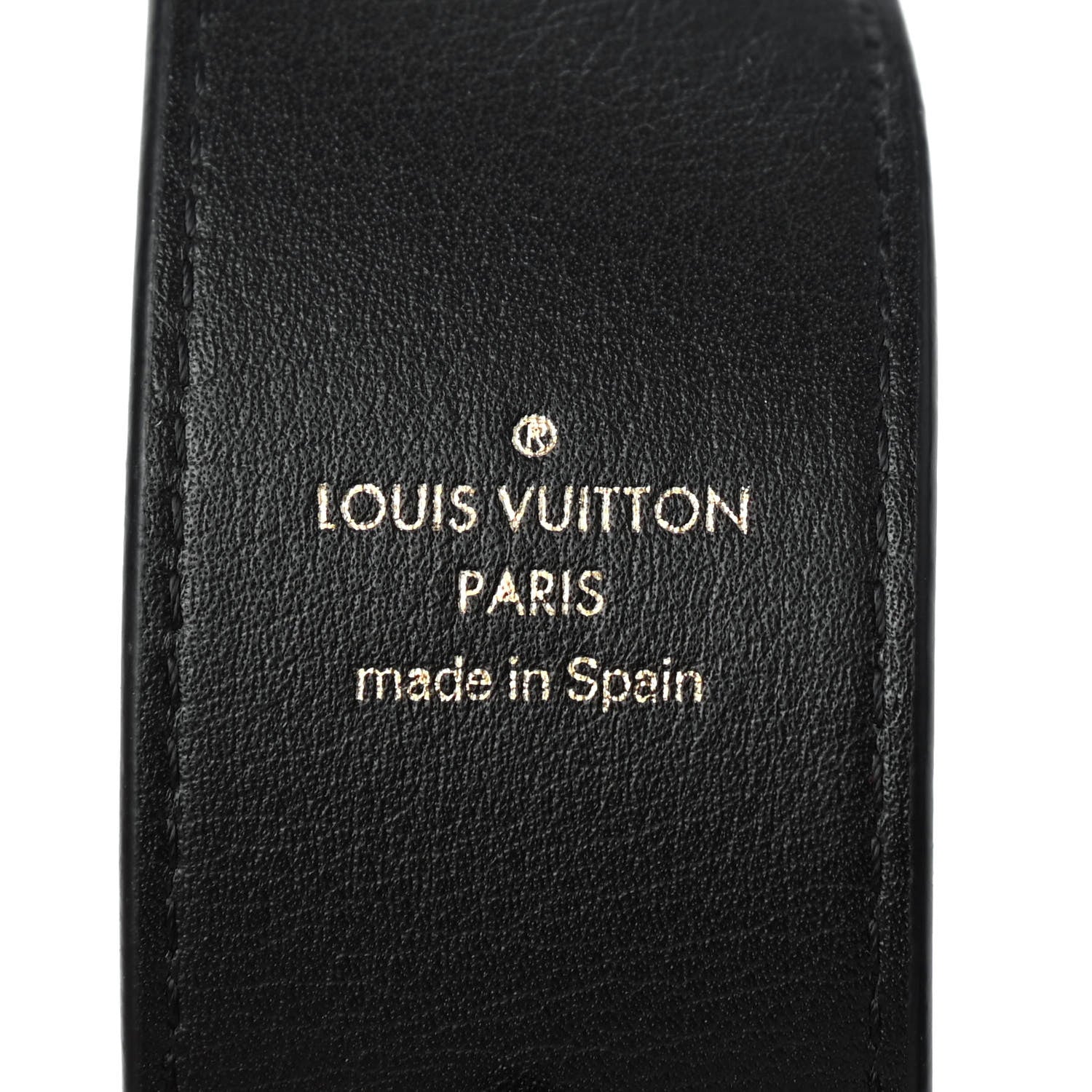 Louis Vuitton Monogram Bandouliere Shoulder Strap Black 3 of 4