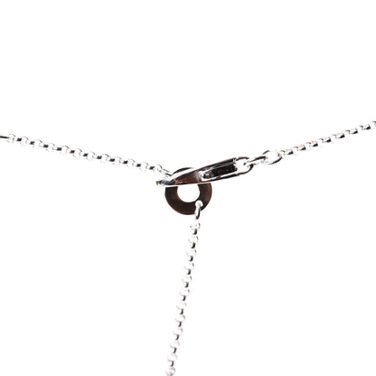 Bulgari 18K White Gold Diamond Small B.Zero1 Pave Pendant Necklace 4 of 7