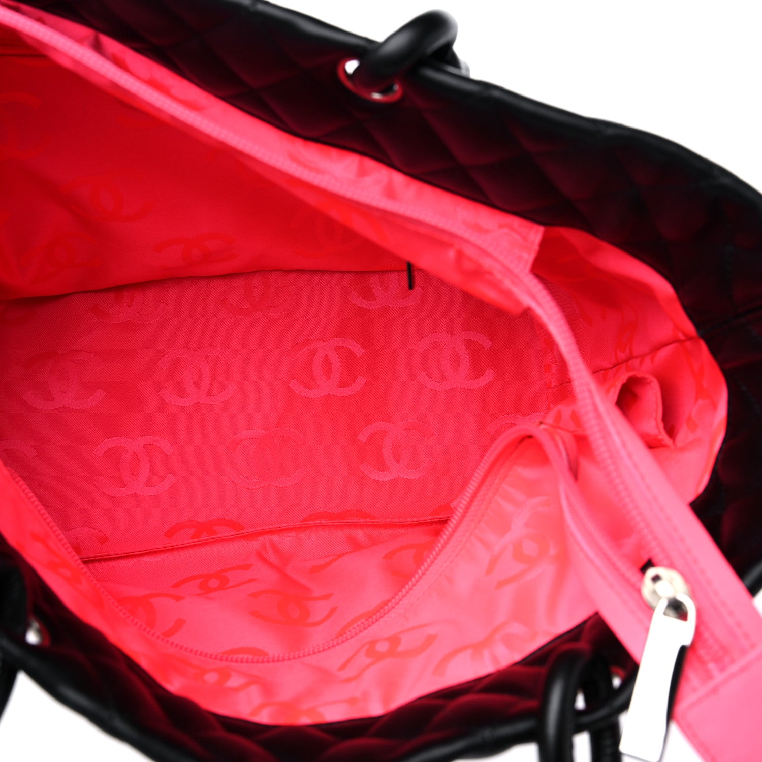 Chanel Calfskin Quilted Large Cambon Tote Black 5 of 9