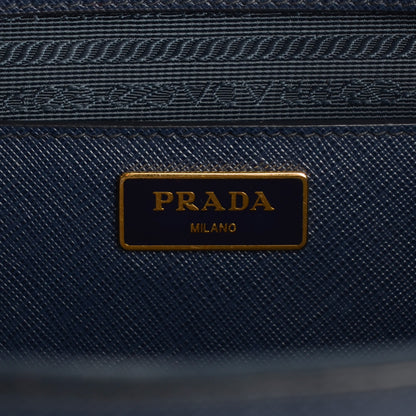 Prada Saffiano Medium Galleria Double Zip Tote Baltico 8 of 10