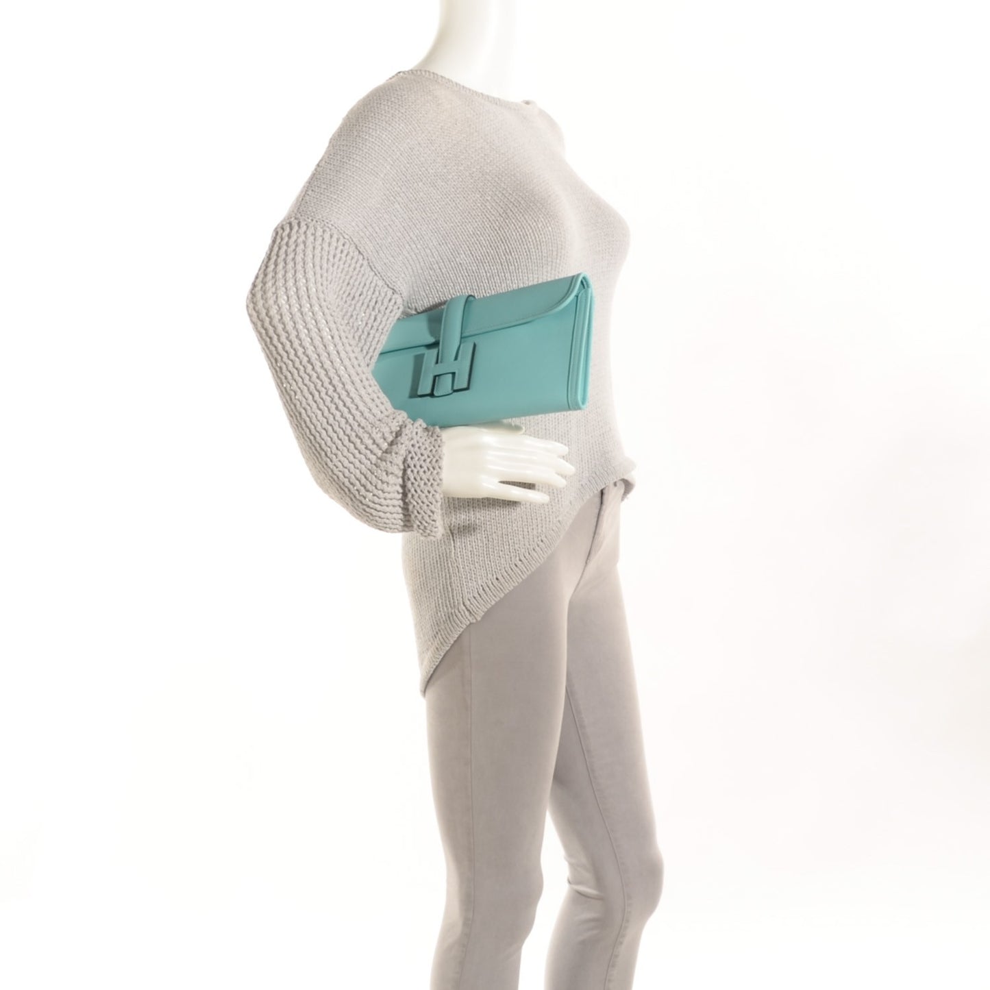 Veau Swift Jige Elan 29 Clutch Bleu Atoll