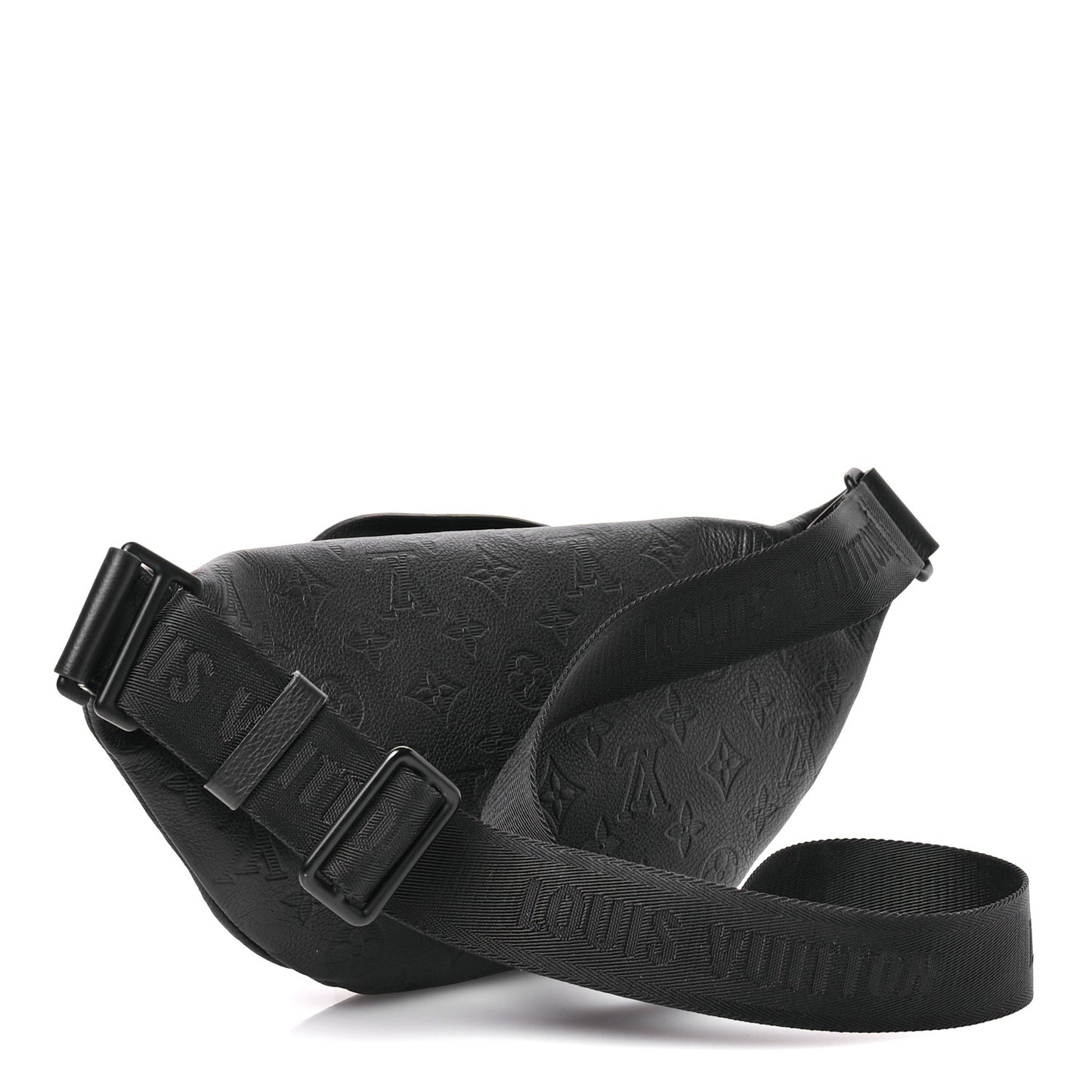 Calfskin Monogram Shadow Rush Bumbag Black