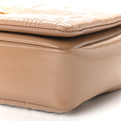 Burberry Patent Quilted Horseferry Print Small Lola Bag Tan 10 of 13