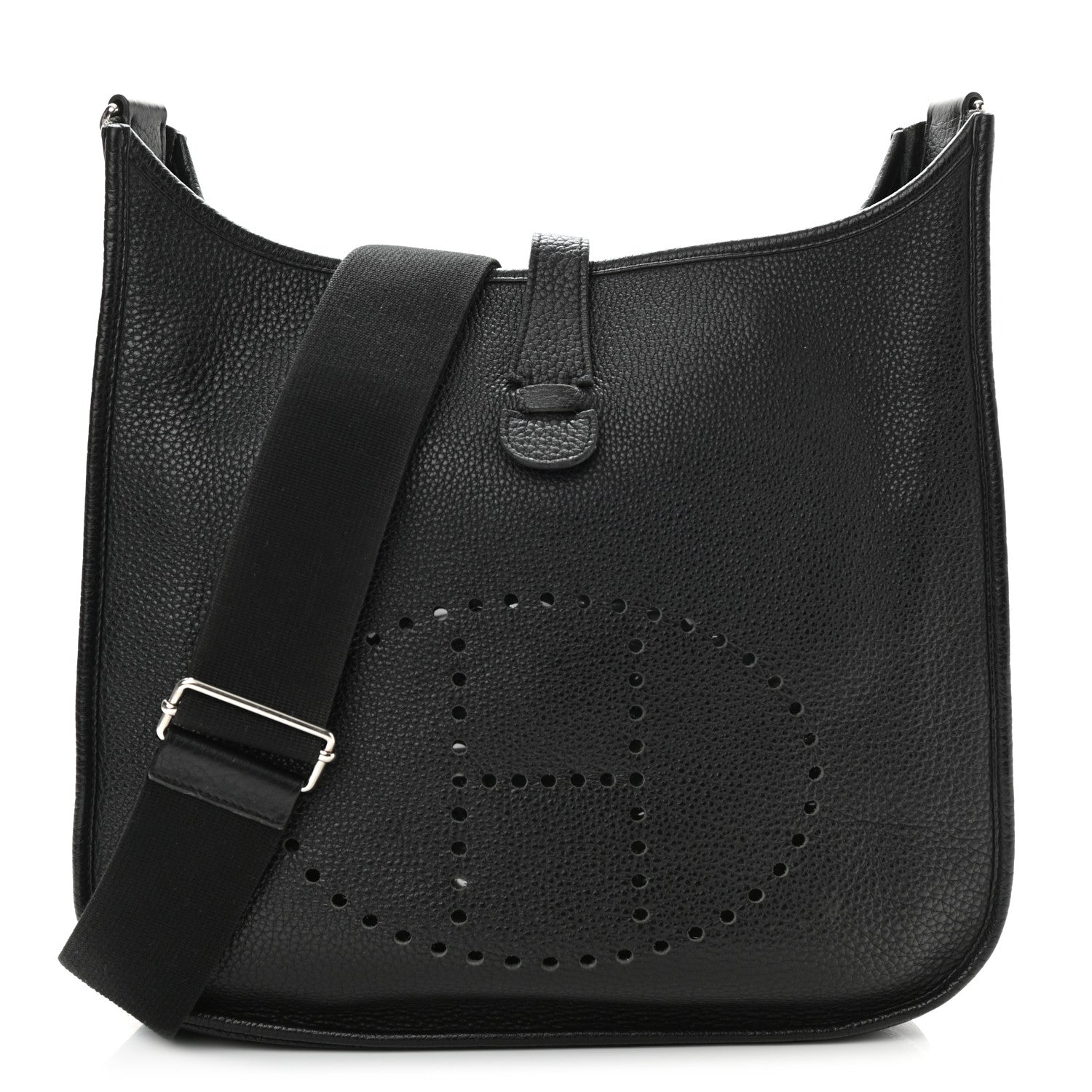 Hermes Taurillon Clemence Evelyne III GM Black 1 of 9