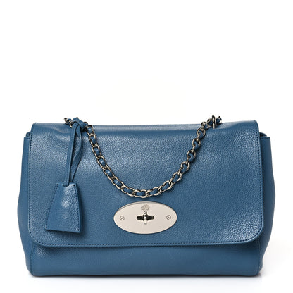 Mulberry Small Classic Grain Calfskin Small Lily Flap Pale Slate 1 of 8