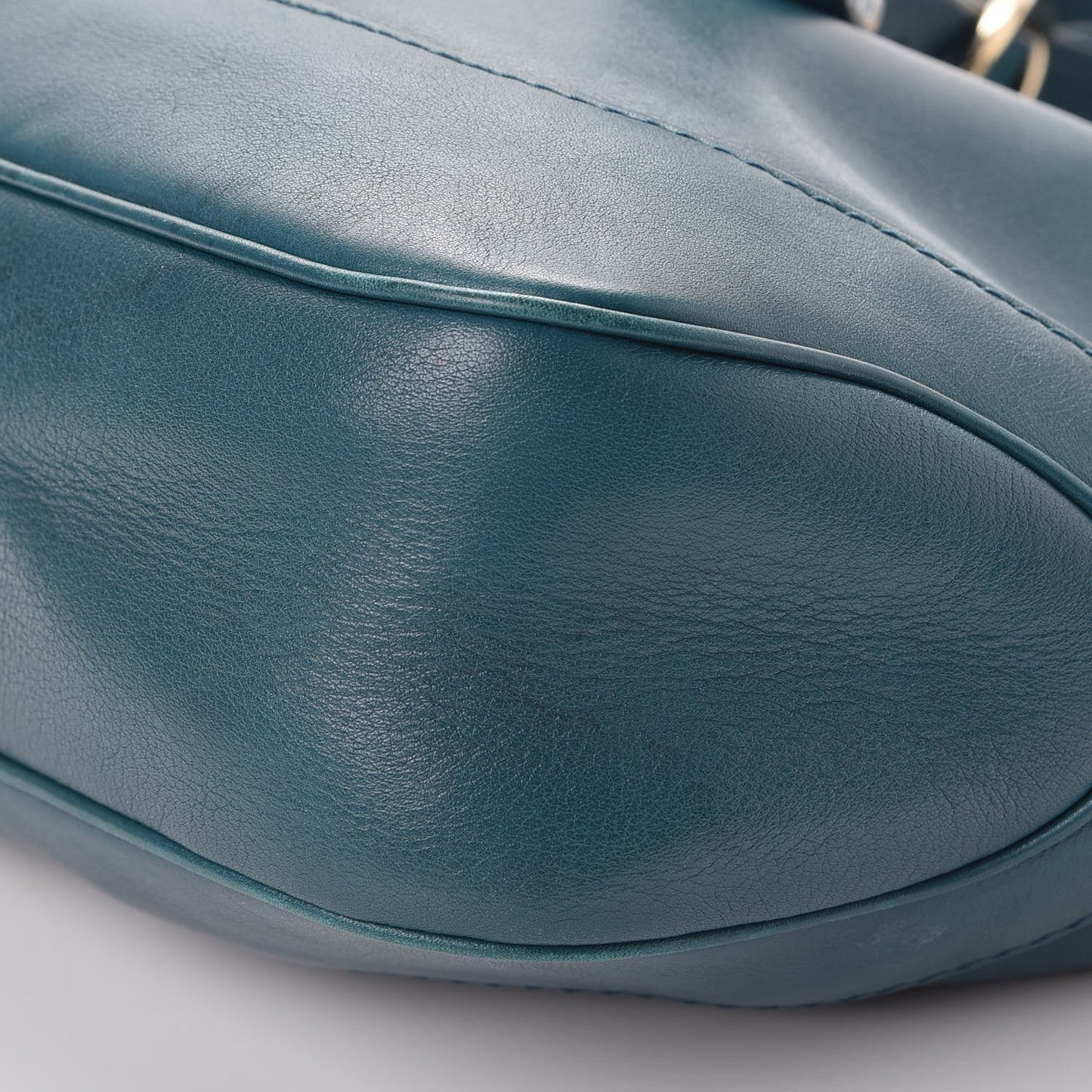 Calfskin Medium New Jackie Shoulder Bag Teal
