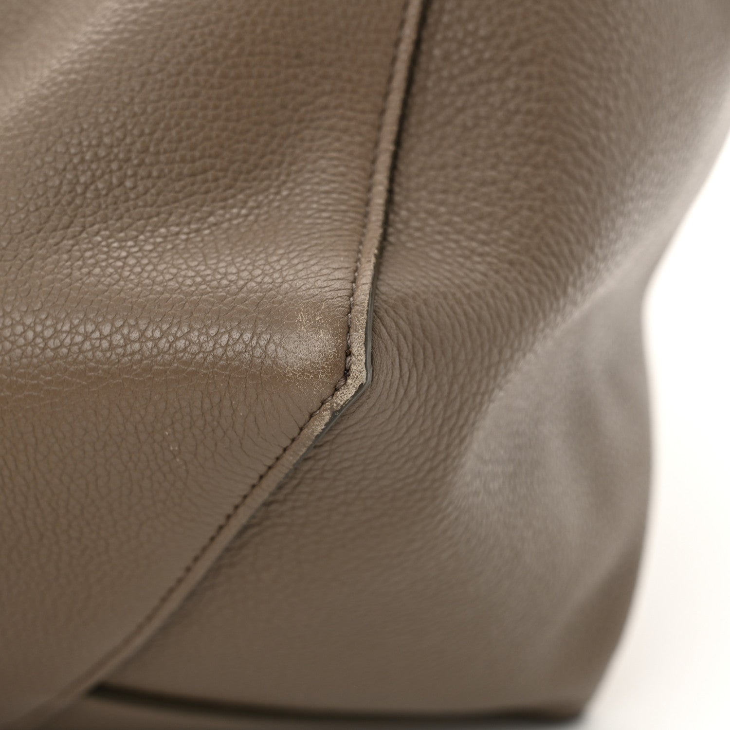 Celine Soft Grained Calfskin Small Belt Cabas Phantom Taupe 15 of 15