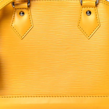 Louis Vuitton Epi Alma BB Citron 7 of 11