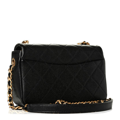 Chanel Caviar Quilted Small Fashion Therapy Flap Bag Black 2 of 4
