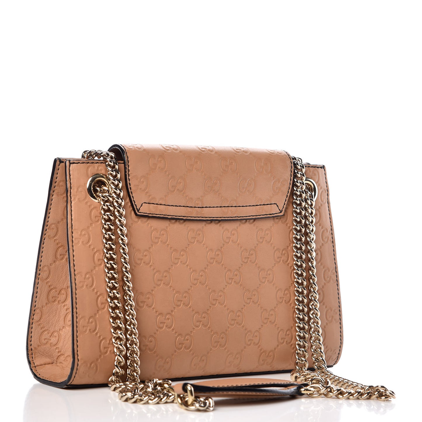 Guccissima Small Emily Chain Shoulder Bag Camelia