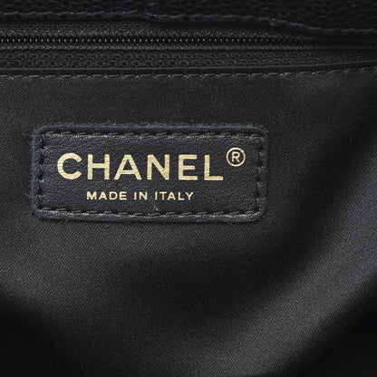 Chanel Caviar Quilted Grand Shopping Tote GST Black 6 of 14