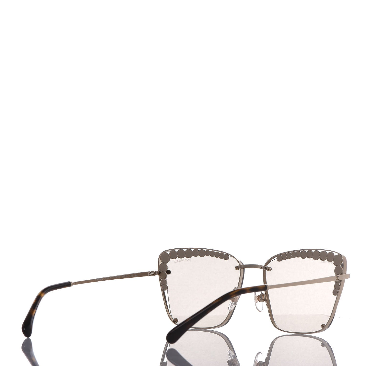 Chanel Pearl Sunglasses 4235-H Light Brown 4 of 7