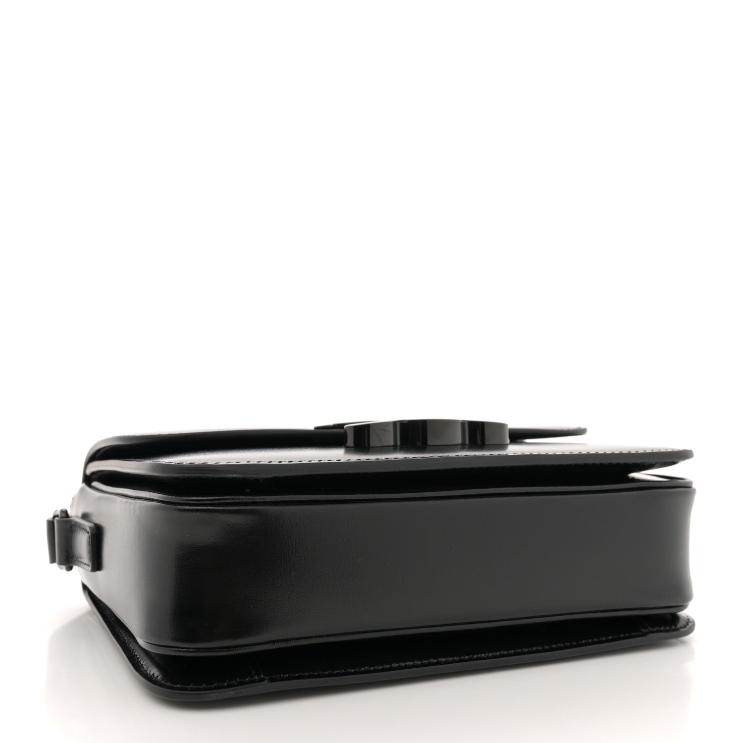 Celine Shiny Calfskin Teen Cuir Triomphe Black 4 of 9
