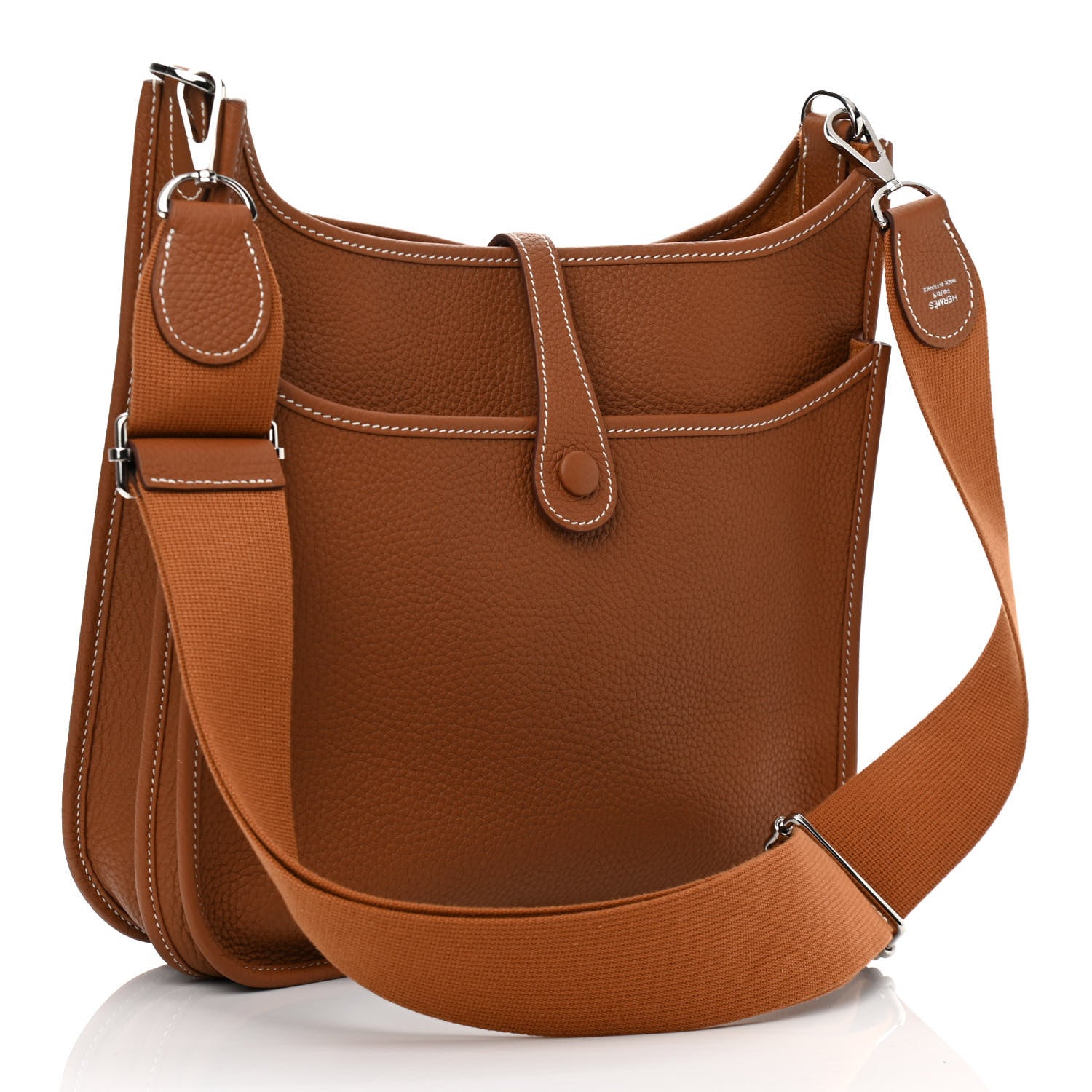 Hermes Taurillon Clemence Evelyne III PM Gold 3 of 11