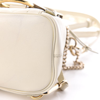 Chloe Calfskin Quilted Mini Faye Backpack Natural White 6 of 14