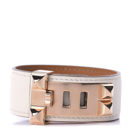 Hermes Swift Collier de Chien CDC 24 Bracelet T2 Nata 1 of 7