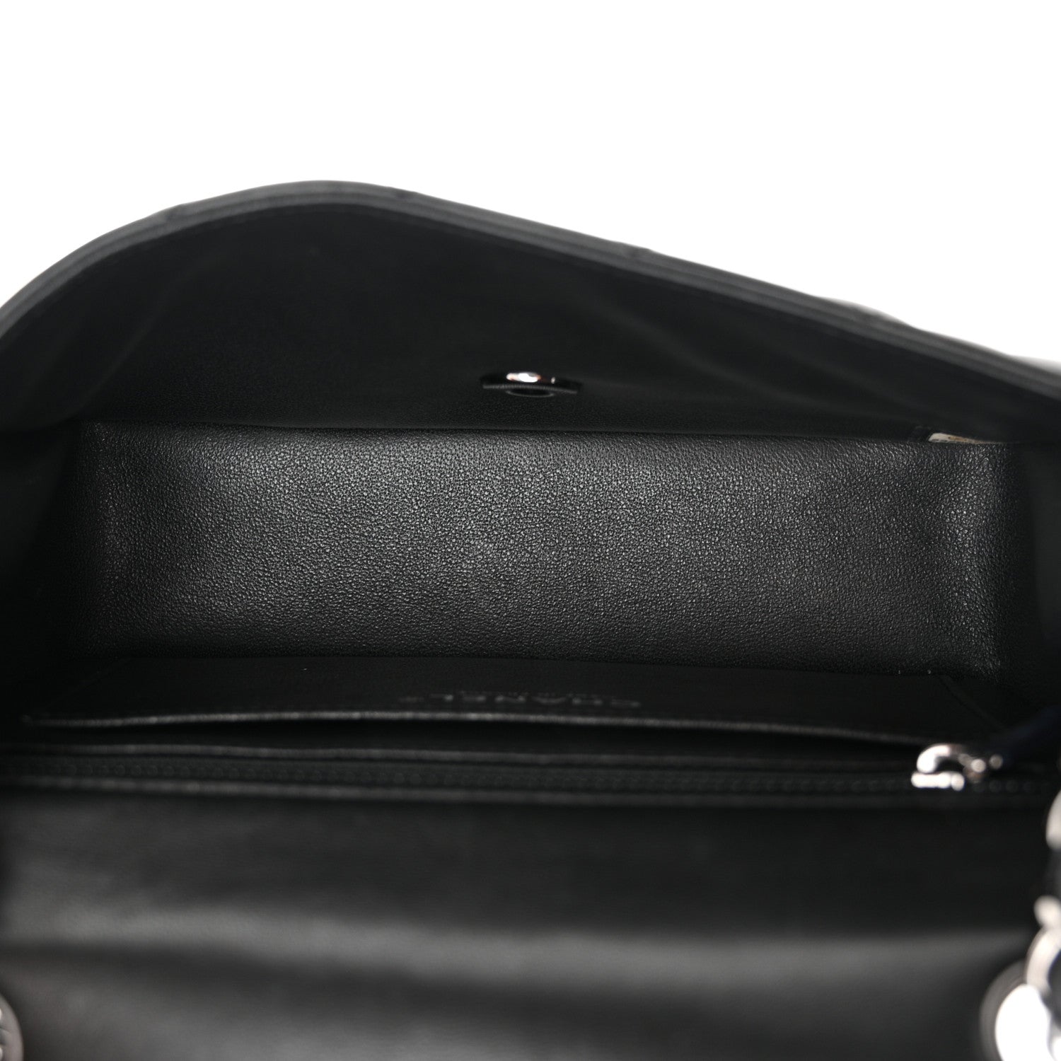 Chanel Lambskin Quilted Mini Rectangular Flap Black 5 of 10