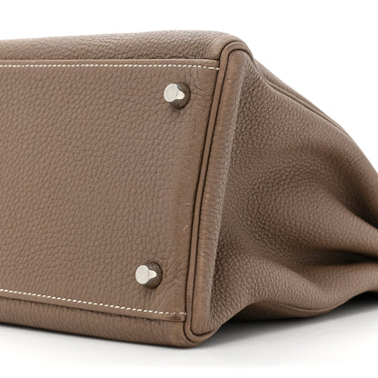 Hermes Togo Kelly Retourne 35 Etoupe 8 of 15