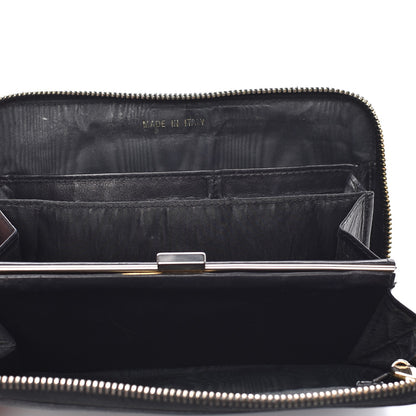 Chanel Caviar CC Timeless Large Zip Around Wallet Black 17 of 18