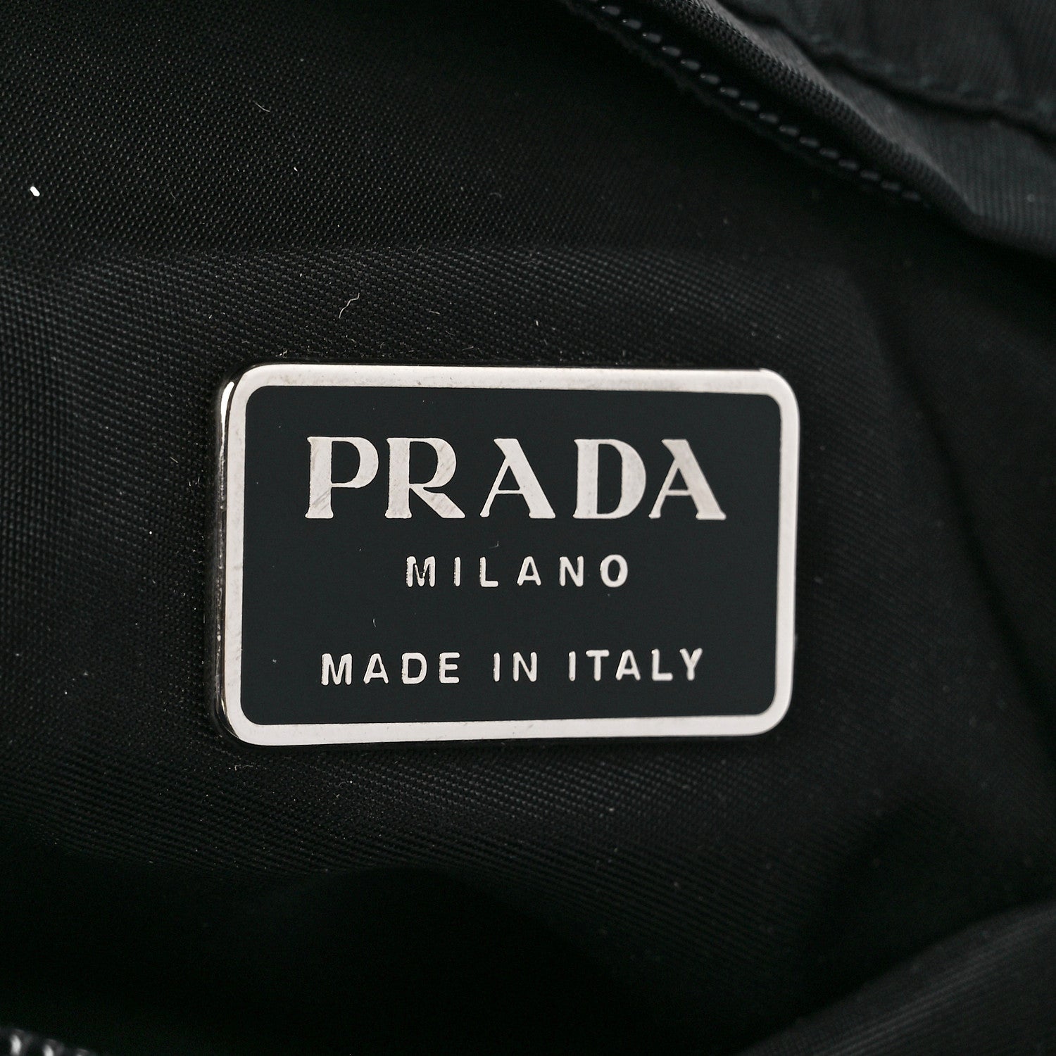 Prada Tessuto Nylon Belt Bag Black 6 of 11