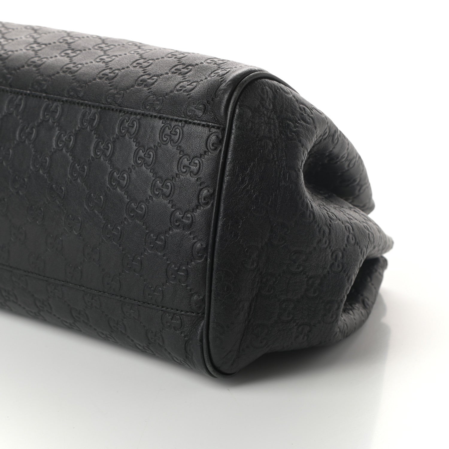 Gucci Guccissima Medium Emily Shoulder Bag Black 9 of 9