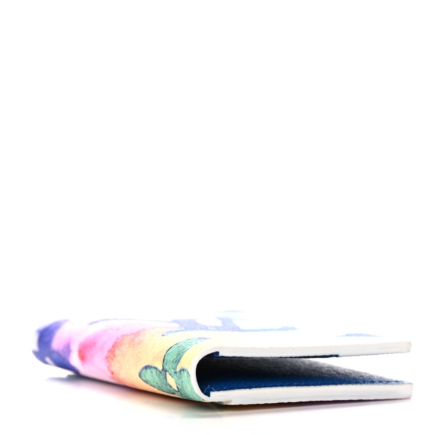 Monogram Watercolor Pocket Organizer NM Multicolor