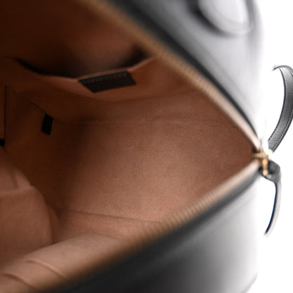 Gucci Calfskin Matelasse GG Marmont Dome Backpack Black 5 of 15