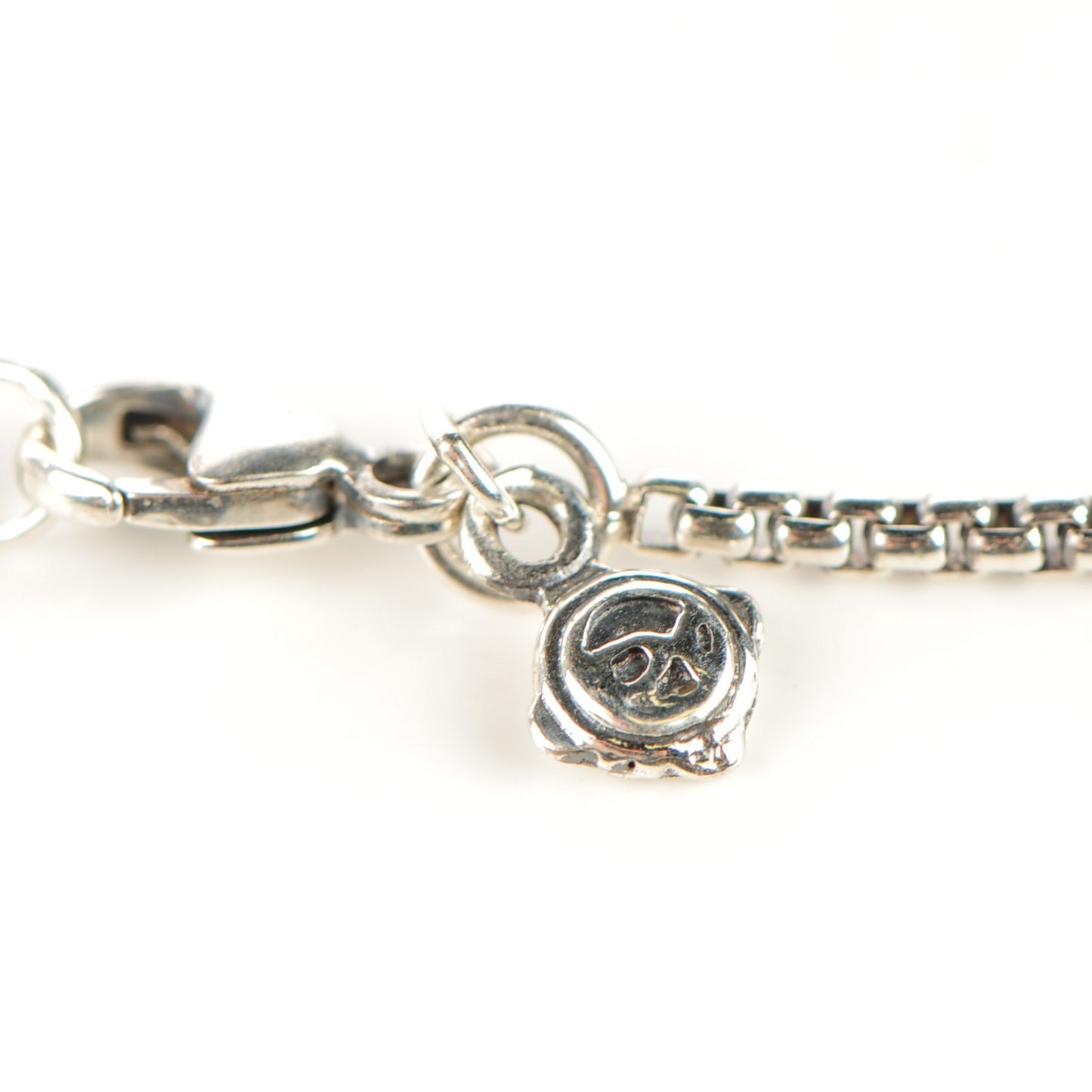Sterling Silver Blue Topaz 14mm Infinity Pendant Necklace