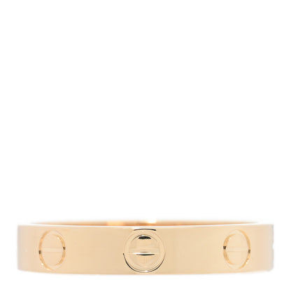 Cartier 18K Yellow Gold 3.5mm LOVE Wedding Band Ring 54 6.75 3 of 4