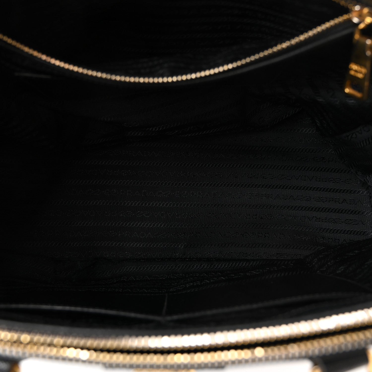 Prada Saffiano Lux Large Galleria Double Zip Tote Black 5 of 10