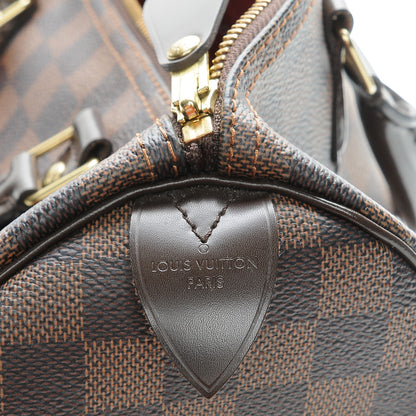 Louis Vuitton Damier Ebene Speedy 30 6 of 9