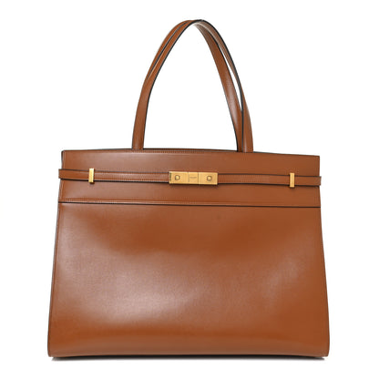 Saint Laurent Calfskin Small Manhattan Shopper Tote Brick 1 of 9