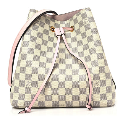 Louis Vuitton Damier Azur Neonoe MM Eau De Rose 1 of 8
