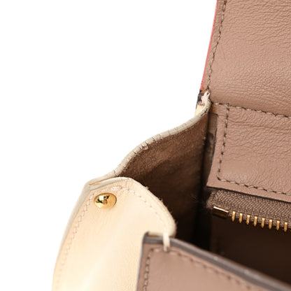 Salvatore Ferragamo Calfskin Colorblock Medium Sofia Shoulder Bag Pink Multicolor 11 of 14