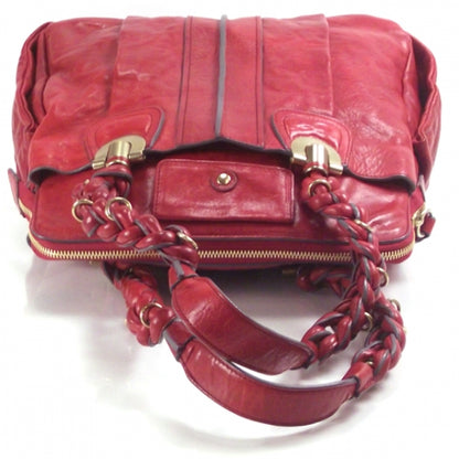 Chloe Leather Heloise Satchel Red 5 of 11