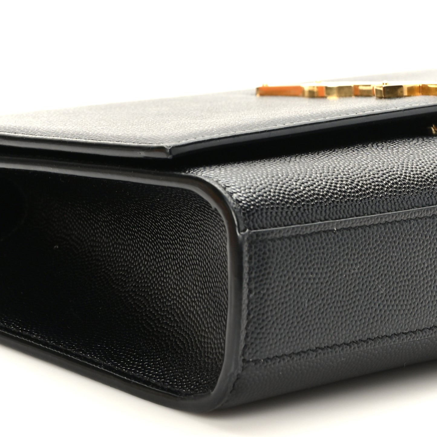 Grain De Poudre Medium Classic Monogram Kate Satchel Black