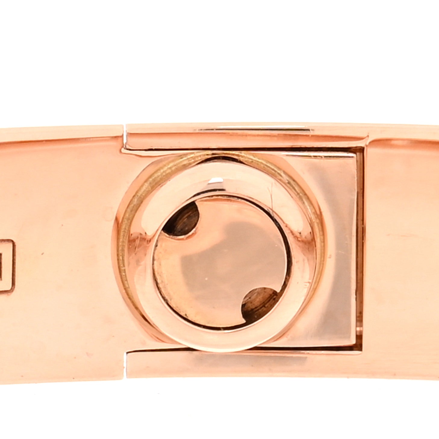 Cartier 18K Pink Gold 10 Diamond LOVE Bracelet 17 7 of 8