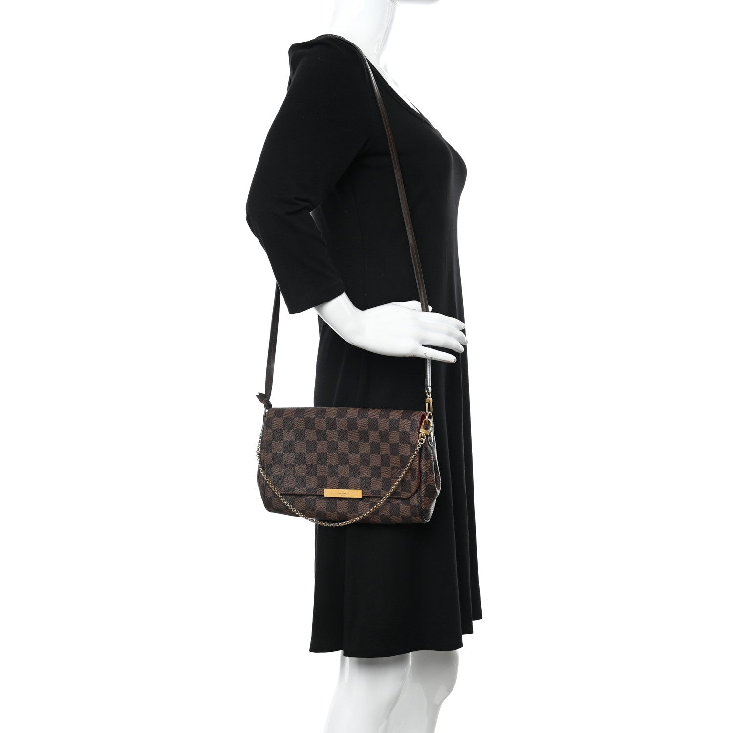 Louis Vuitton Damier Ebene Favorite MM 2 of 18