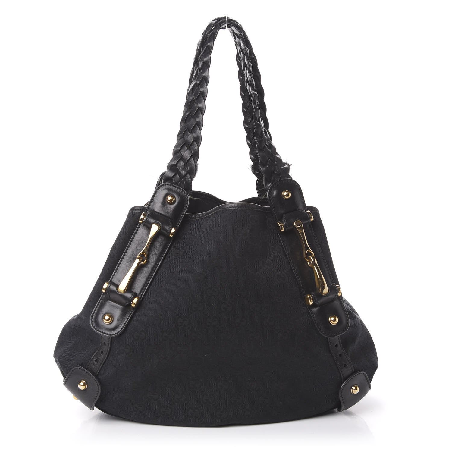 Gucci Monogram Small Pelham Shoulder Bag Black 1 of 14
