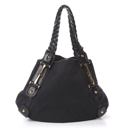 Gucci Monogram Small Pelham Shoulder Bag Black 1 of 14