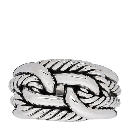 David Yurman Sterling Silver Labyrinth Knot Ring 1 of 4
