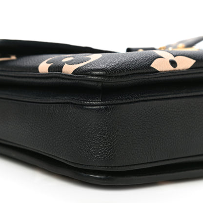 Louis Vuitton Empreinte Monogram Giant Pochette Metis Black Beige 7 of 16