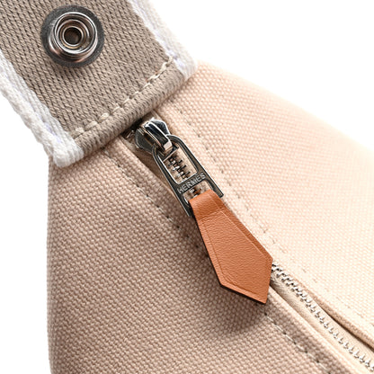 Hermes Canvas Small Bride-A-Brac Pouch Natural 9 of 10