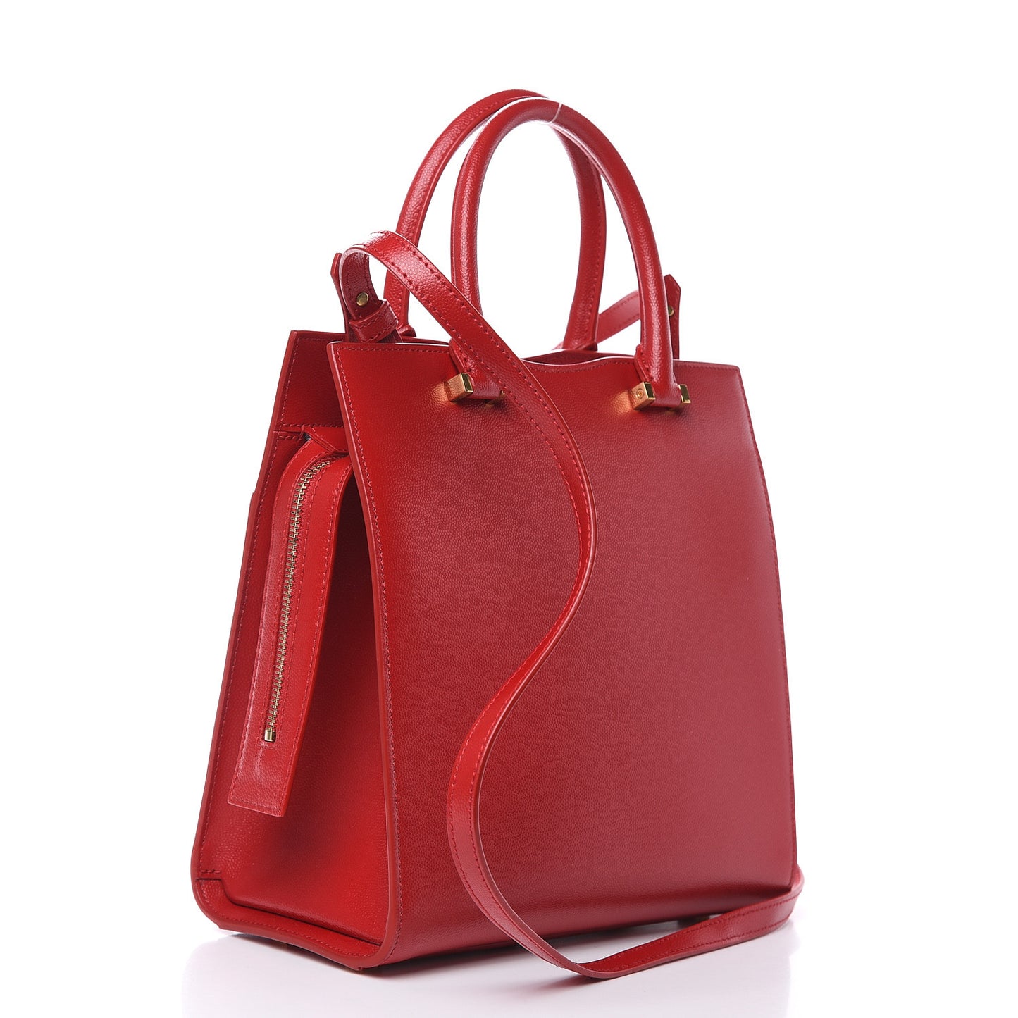 Grain De Poudre Small Uptown Tote Rouge Eros