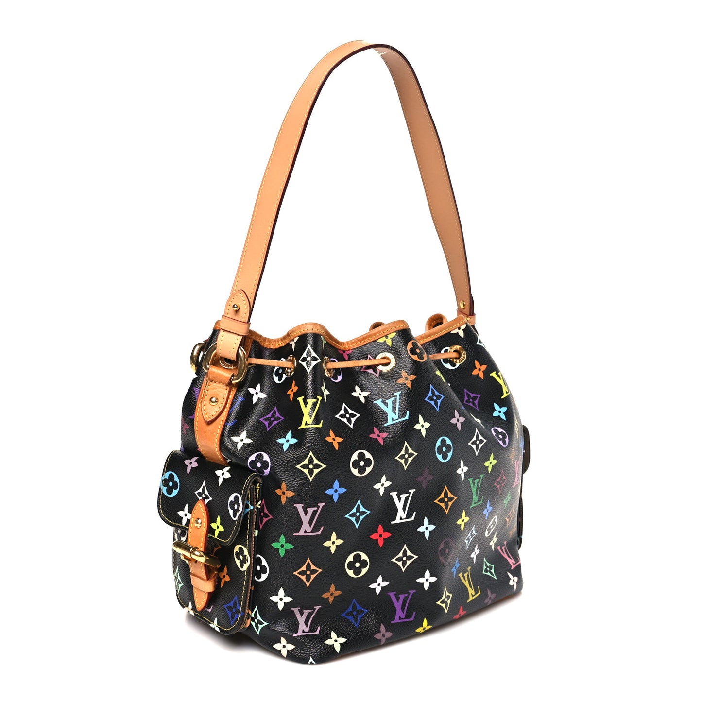 Monogram Multicolor Petit Noe Black