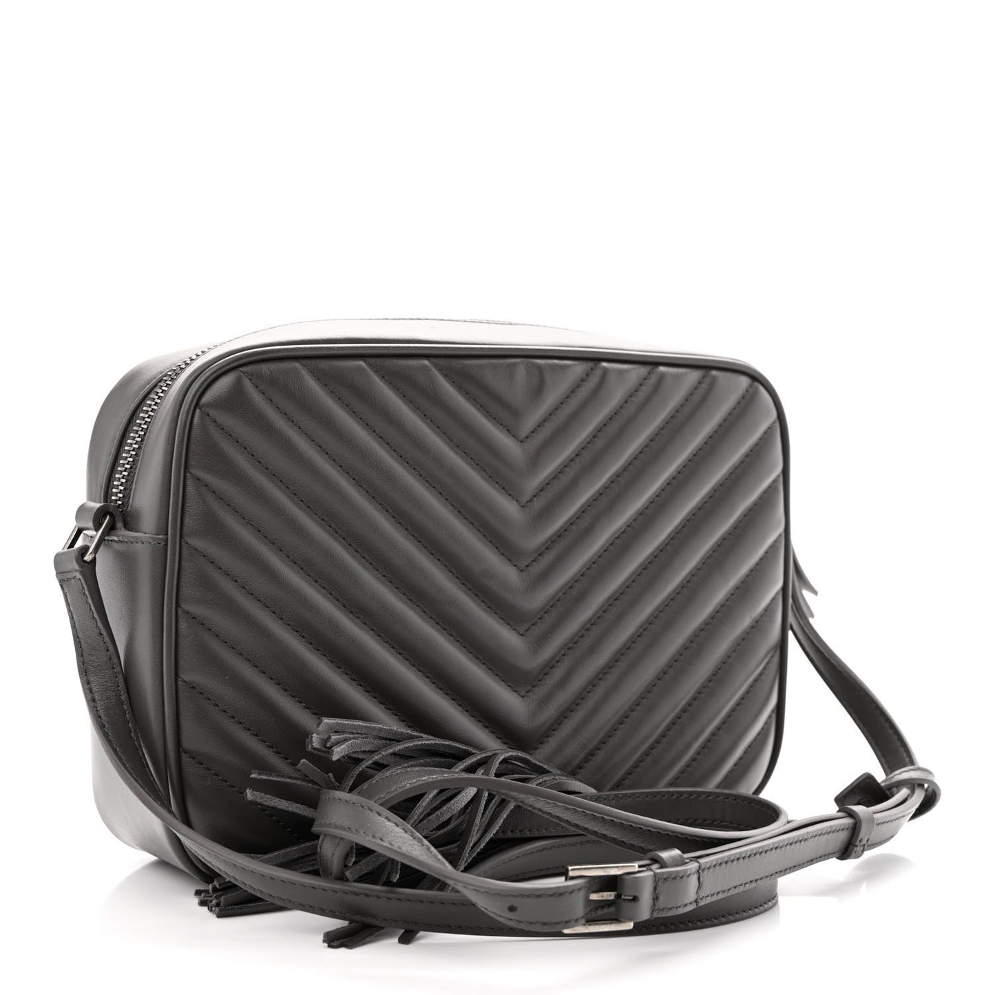 Calfskin Matelasse Monogram Lou Camera Bag Dark Smog