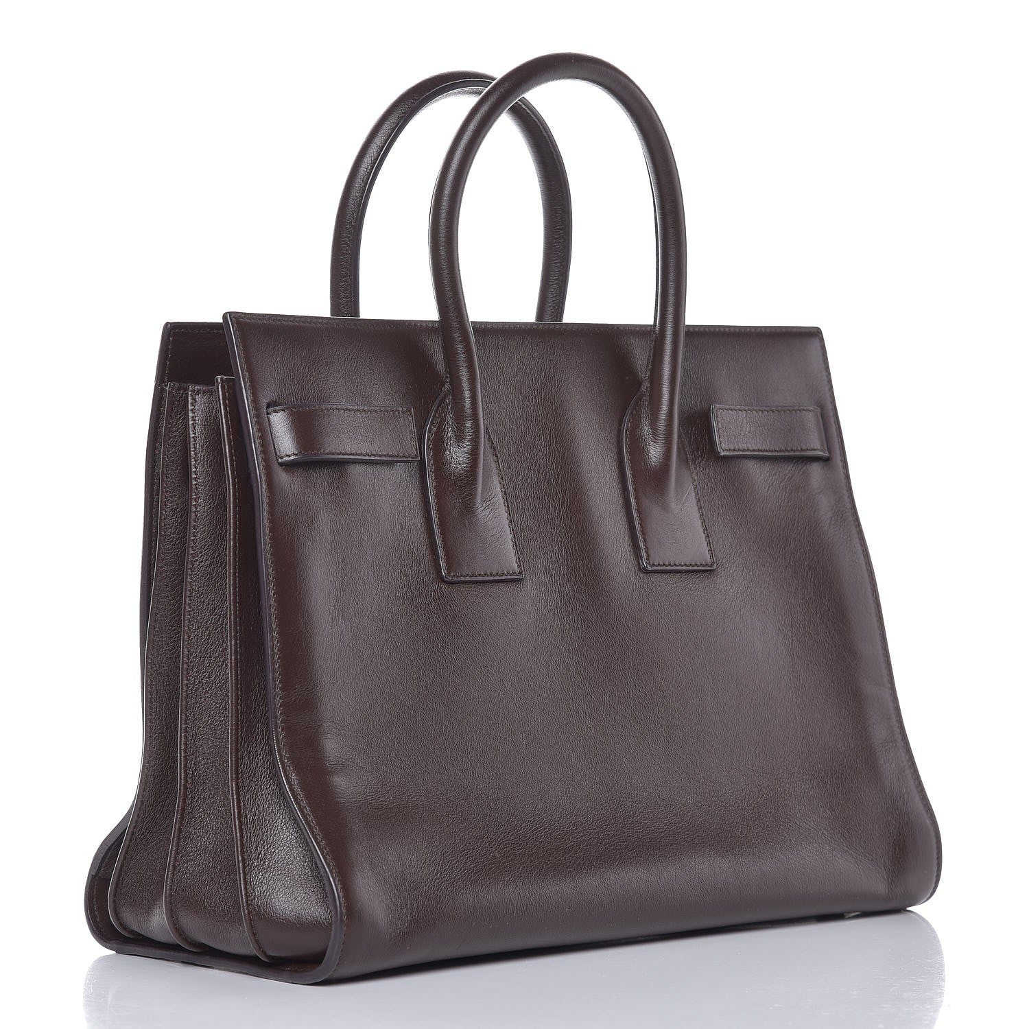 Saint Laurent Calfskin Small Sac De Jour Amarena 3 of 8