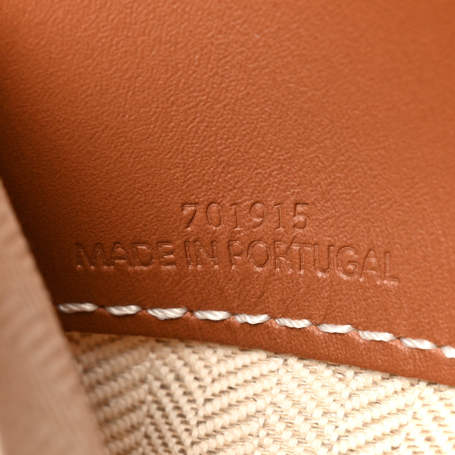 Loewe Canvas Calfskin Small Cushion Tote Beige 7 of 14