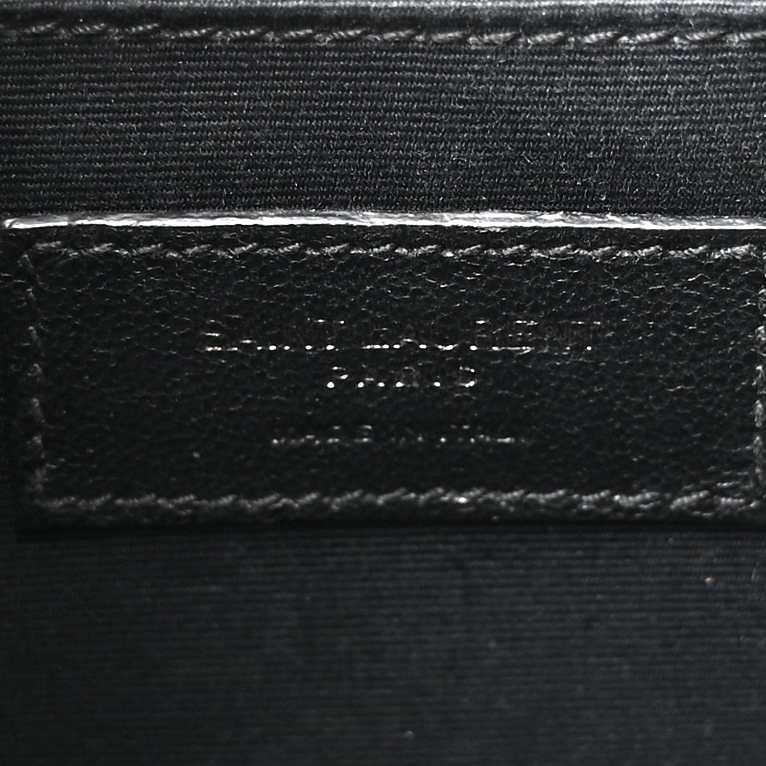 Saint Laurent Calfskin Matelasse Monogram Monochrome Lou Camera Bag Black 6 of 15