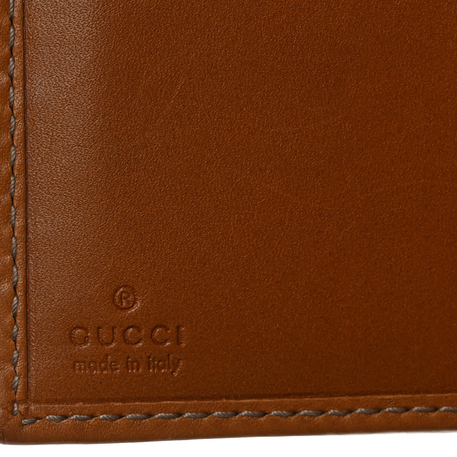 Gucci Monogram Vintage Web Continental Wallet Tobacco 7 of 9